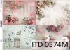 papier do decoupage z kwiatami*Paper to decoupage with flowers